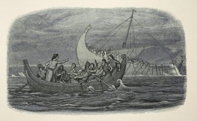 Wreck of the White Ship, from A Chronicle of England BC 55 to AD 1485 by James William Edmund Doyle